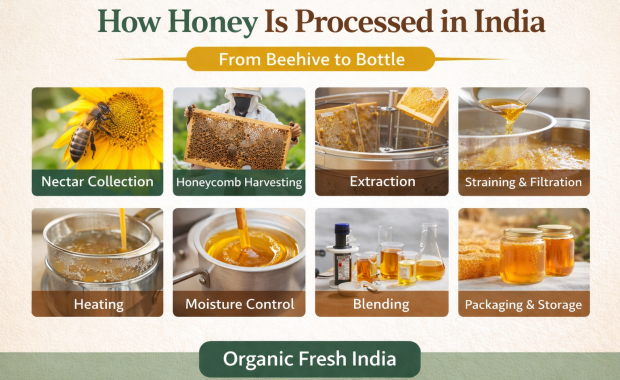 How Honey Is Processed in India: From Beehive to Bottle
